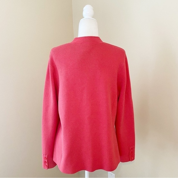 Talbots Silk Blend Button Front Cardigan Jacket - Large - Picture 3 of 12